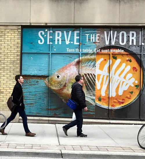 Loblaws store window graphics